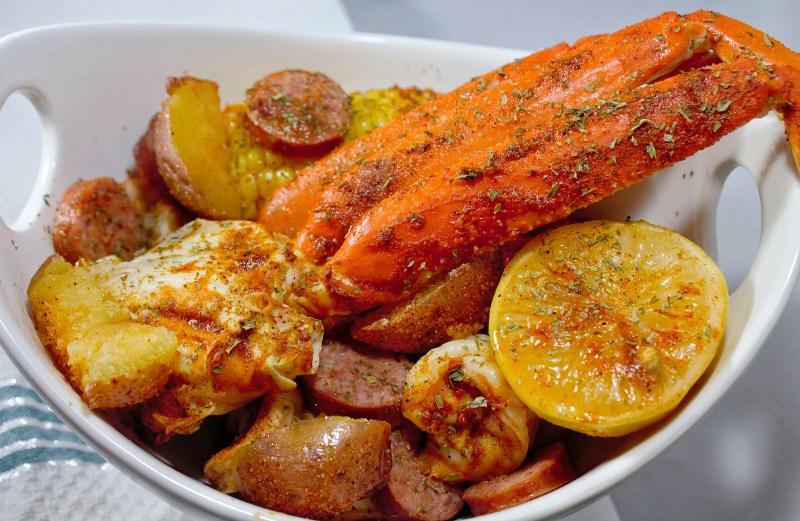 Cajun Broil Foil Packs Glitter and Graze