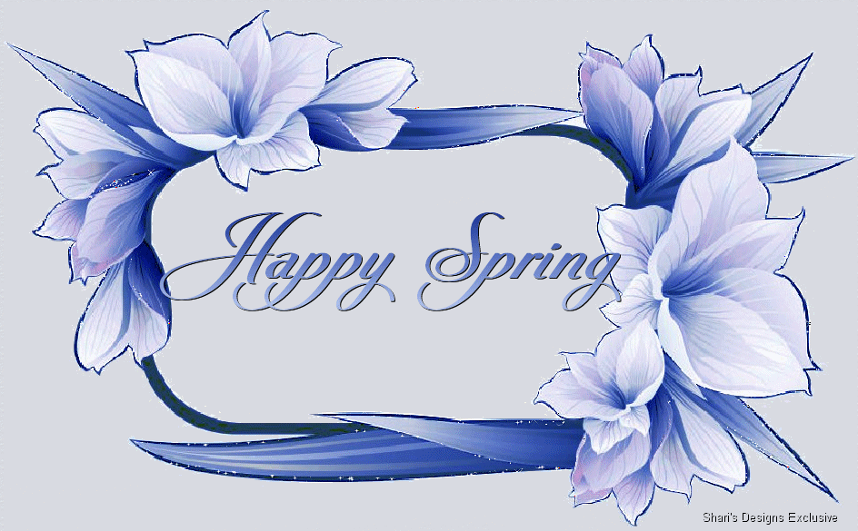 Happy Spring Glitters for Myspace, Facebook, Whatsapp