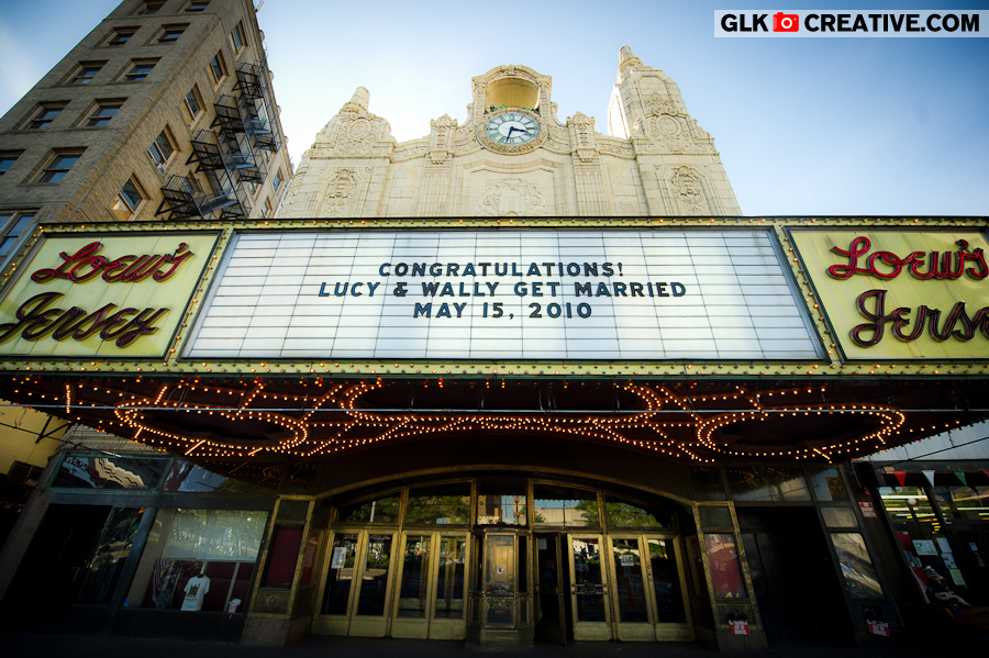 Jersey City Landmark Loews Theater Wedding