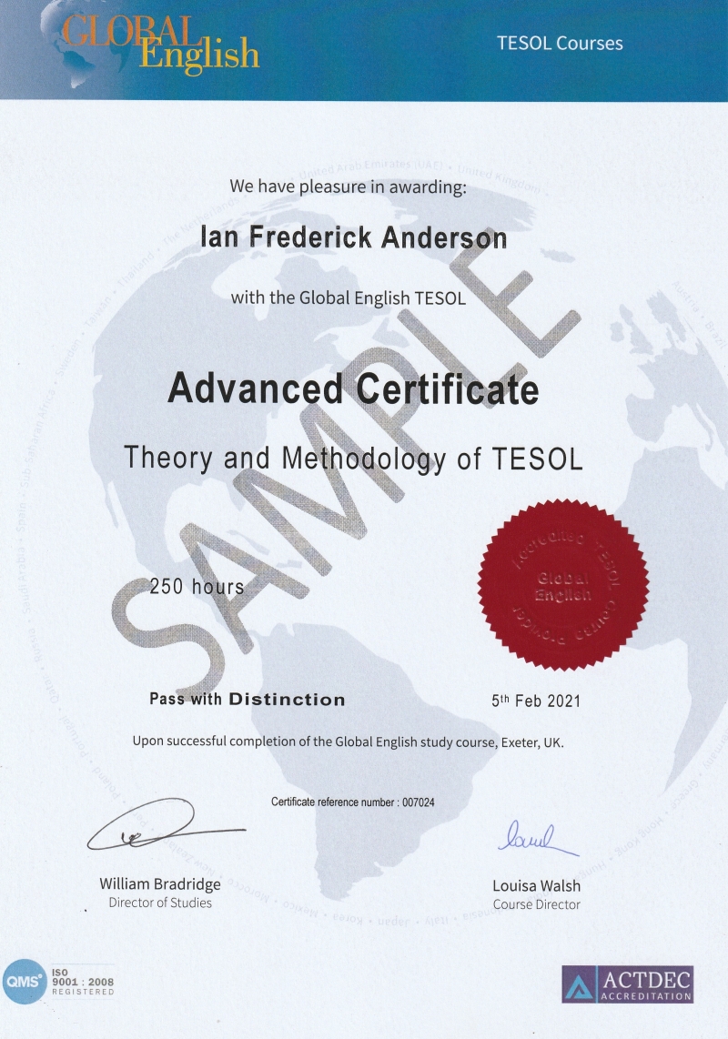 Level 5 Upgrade TESOL Course