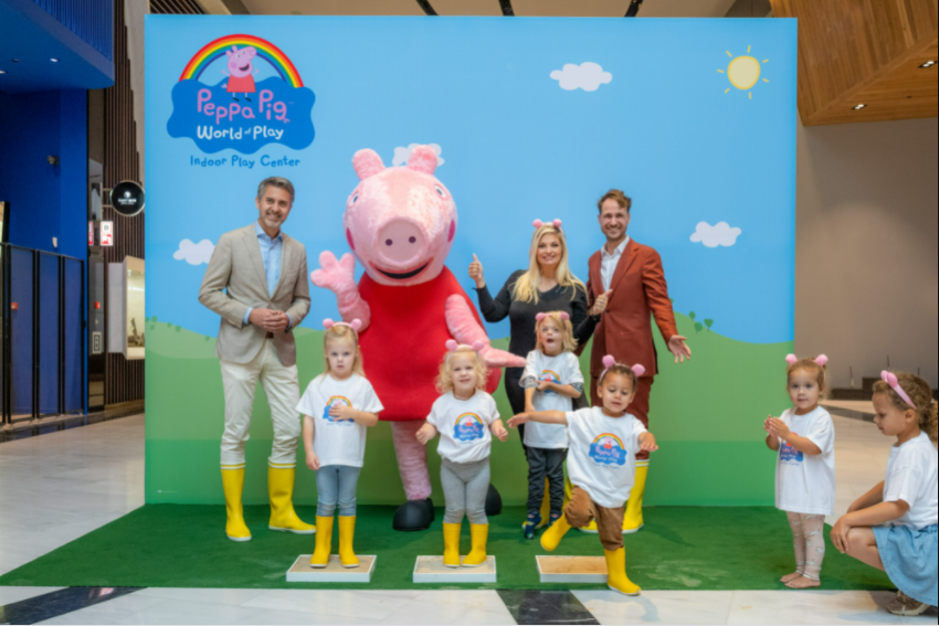 Peppa Pig World of Play opens at the Westfield Mall, Leidschendam