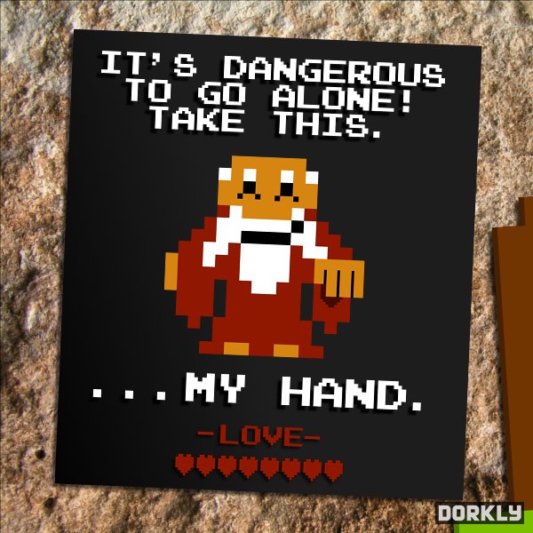 Valentines day cards from video game characters [pics] Global Geek News