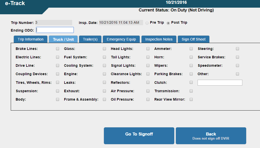 ELogs / ELD’s Global Locator Systems