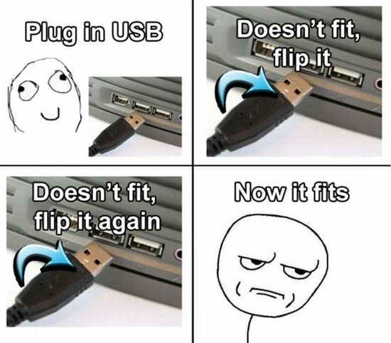It goes both ways The proposed TypeC USB plug will (finally) be