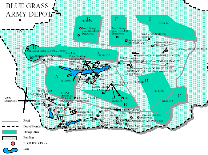 Blue Grass Army Depot Richmond, Kentucky United States Nuclear Forces