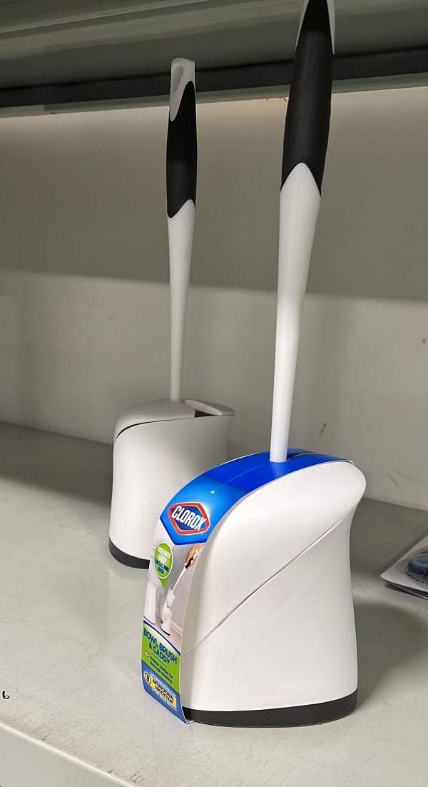 Clorox Hideaway Bowl Brush and Holder with Basem USA