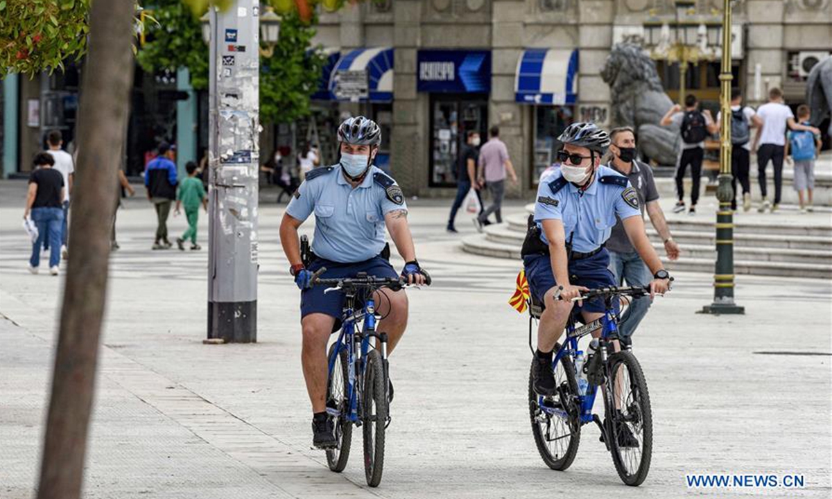North Macedonia Capital The Art Bridge In Skopje The Capital Of North