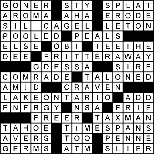 Crossword for teabreak Global Times