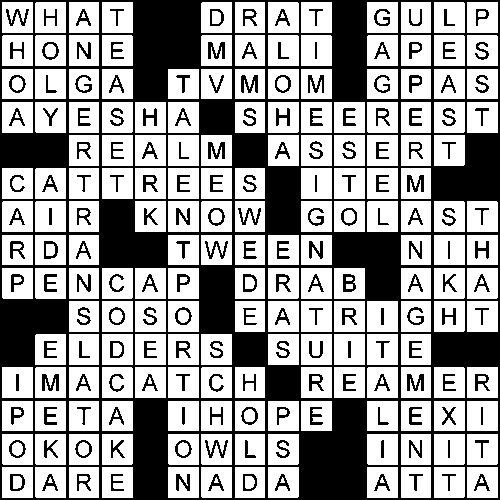 Crossword for teabreak Global Times