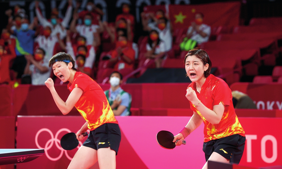 Ping pong dominance Global Times