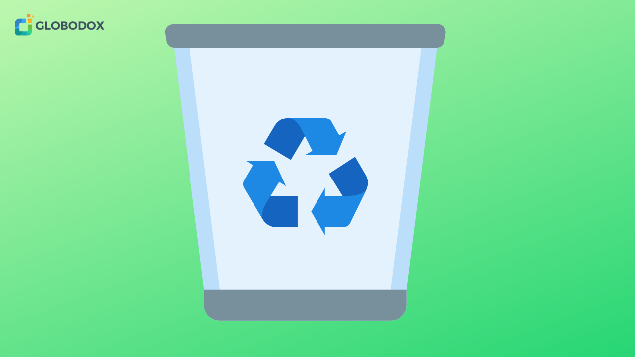 What is the recycle bin feature in GLOBODOX GLOBODOX