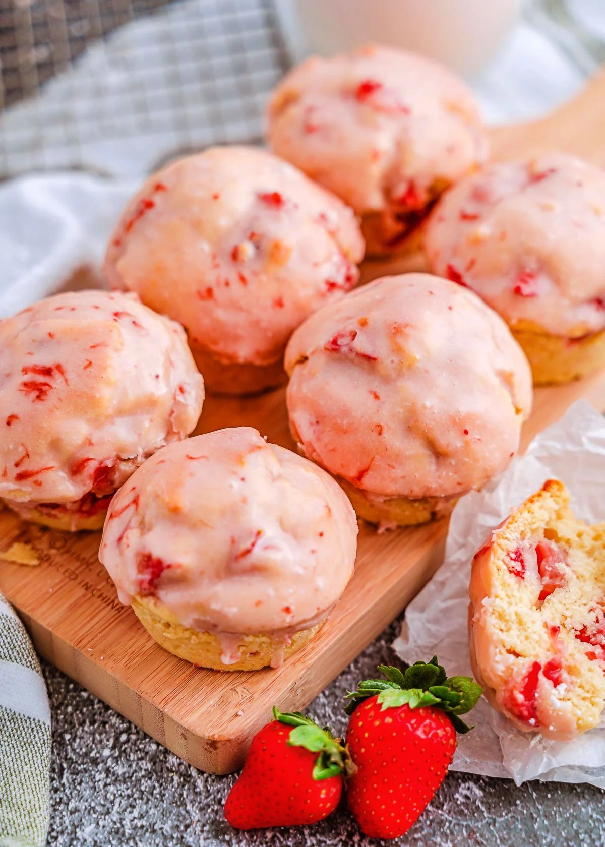 The BEST Strawberry Muffins Recipe Glorious Treats
