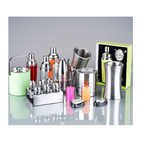 stainless steel shaker set, corktail shaker