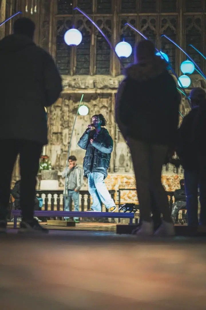 Gloucester Cathedral hosts new installation created by young people, in