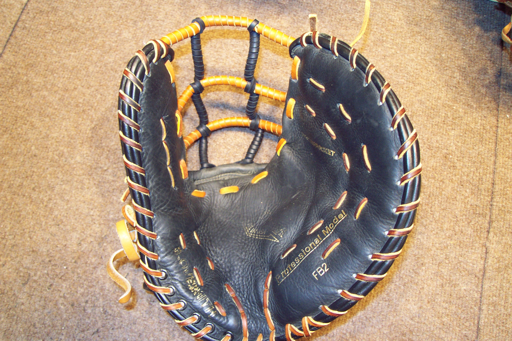 Baseball glove relacing and repair by GLOVEWORKS, vintage baseball