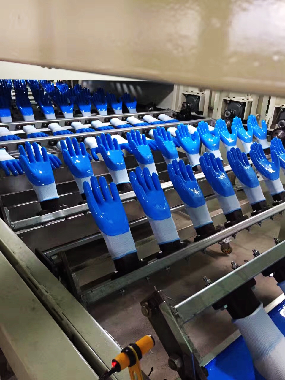 labor glove machine ,coated glove dipping line ,safety glove machine