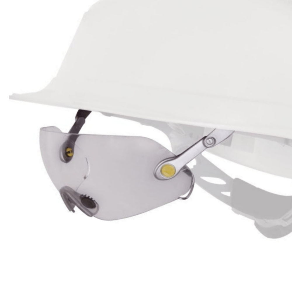 Helmet Mounted Safety Glasses Adjustable Foldaway GlovesnStuff