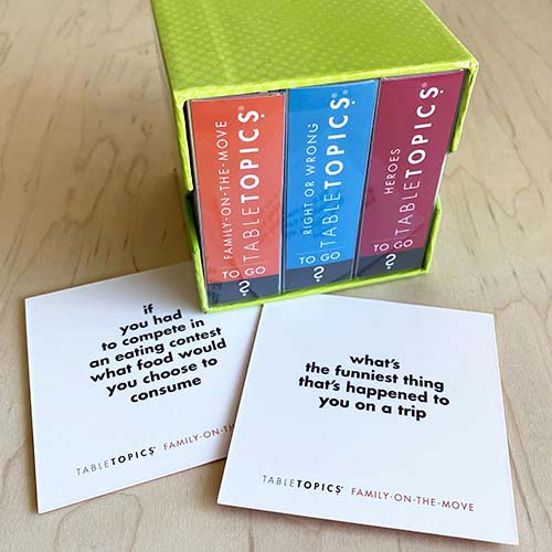 Table Topics Game Family Convo 3Pack Glow Gifts