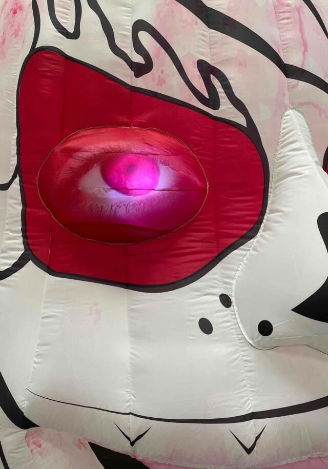 Inflatable art Hatti Rees Bunny Art Piece, Stichting Stedelijk