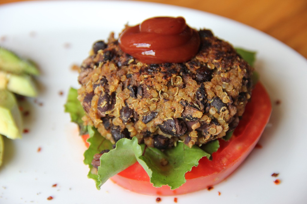 Greatist Baked Black Bean Quinoa Burger Glow Kitchen