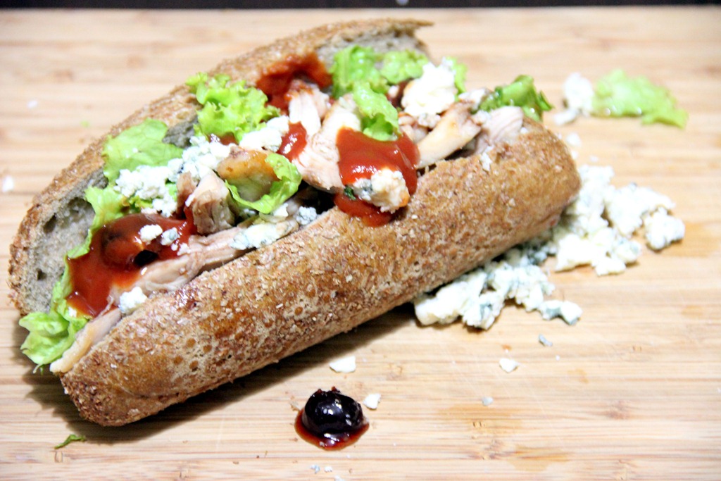 Turkey Sandwich with Cranberry Dressing and Brie Glow Kitchen