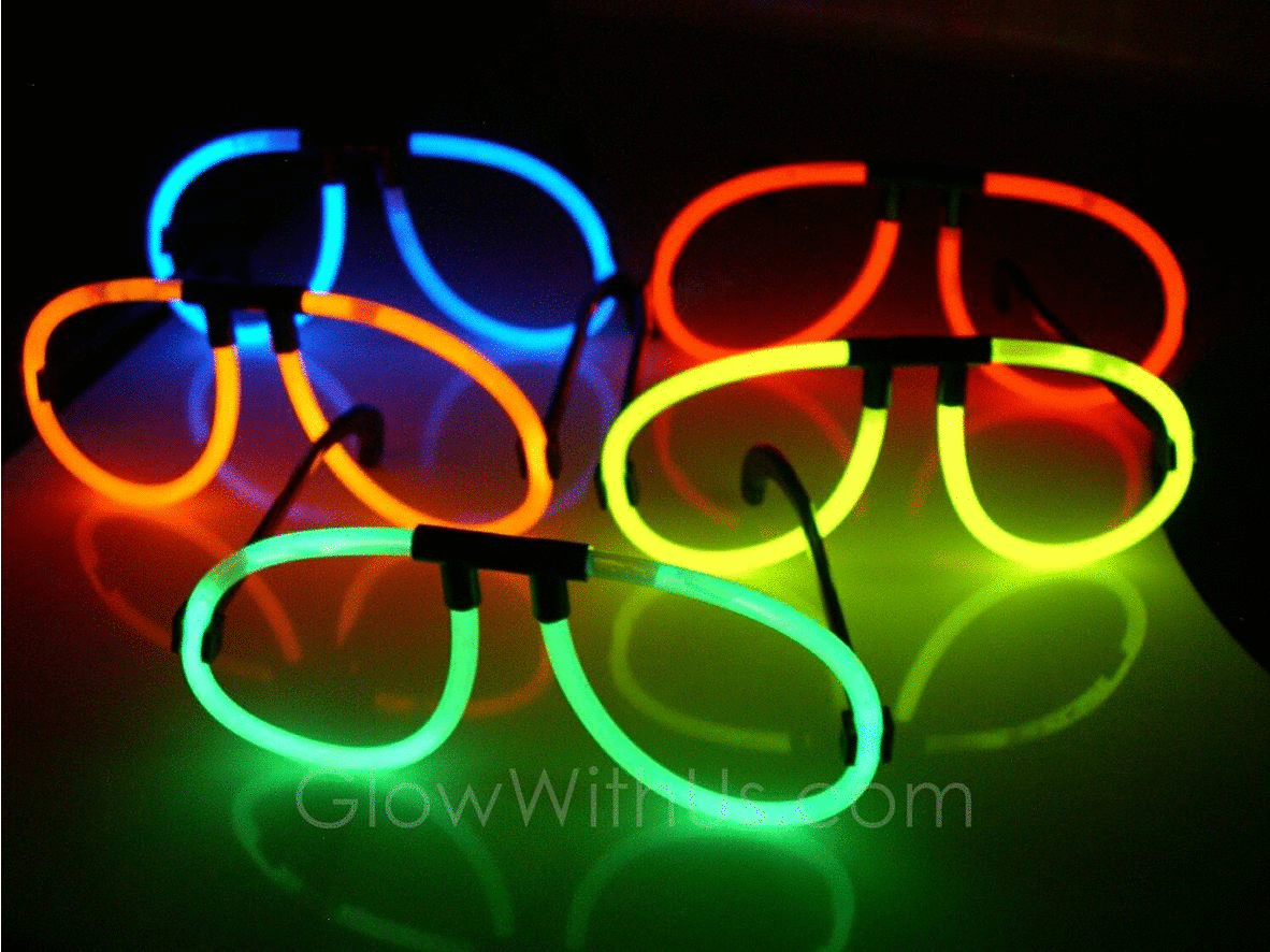 Glow Glasses Glow in the Dark Glasses Glowing Glasses