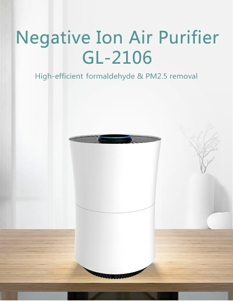 China GL2106 New Design 360 Degree Ionizer Home Air Purifier Suppliers