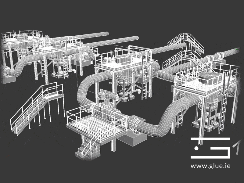OTTCO Industrial Scale Oil Facility 3D Modelled 3D