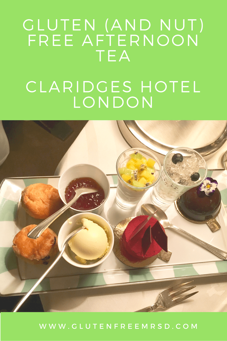 Gluten (and Nut) Free Afternoon Tea at Claridges London