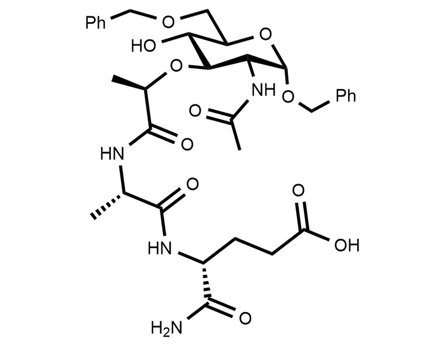 Benzyl NAcetyl6ObenzylαMuramylLAlanylDIsoglutamine Glycane