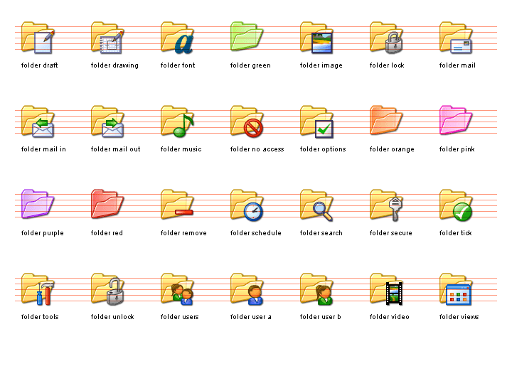 Windows XP Folder Icons By HamidRB On DeviantArt, 52 OFF