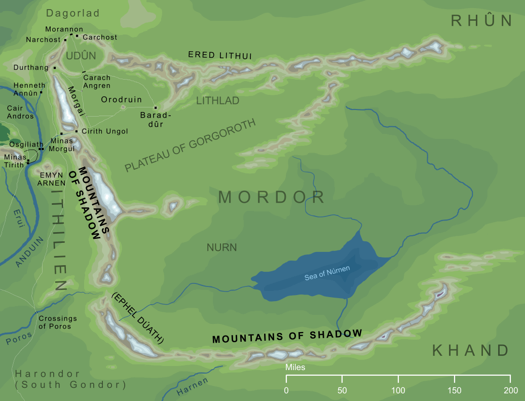 The Encyclopedia of Arda - Mountains of Shadow