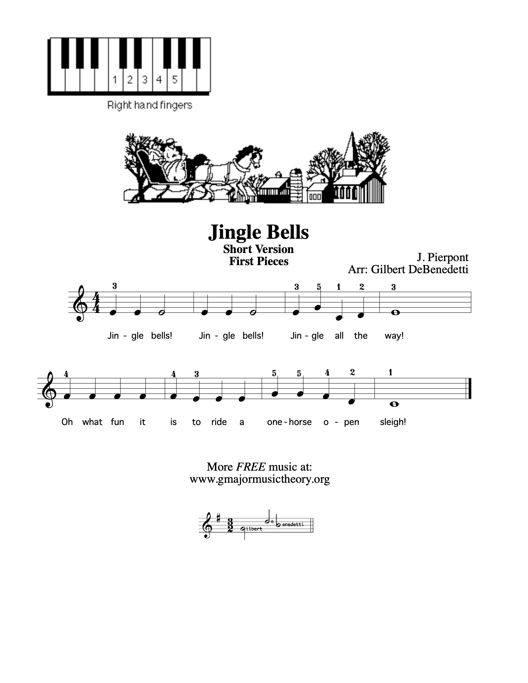 Jingle Bells Sheet Music For Recorder