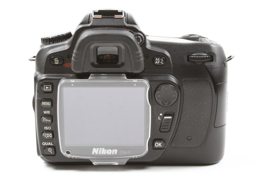 Used Nikon D80 10MP Digital SLR Camera Body PARTS ERR Code Green