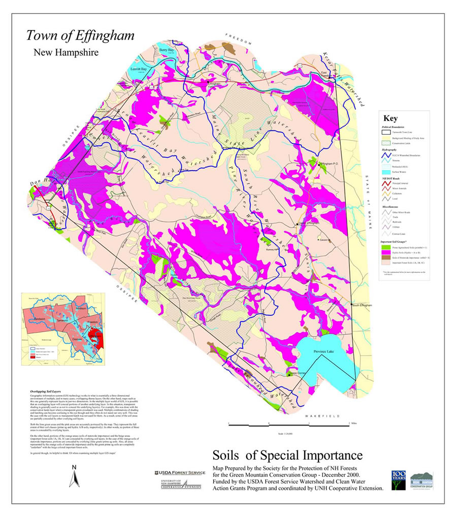 Effingham Natural Resource Maps Green Mountain Conservation Group