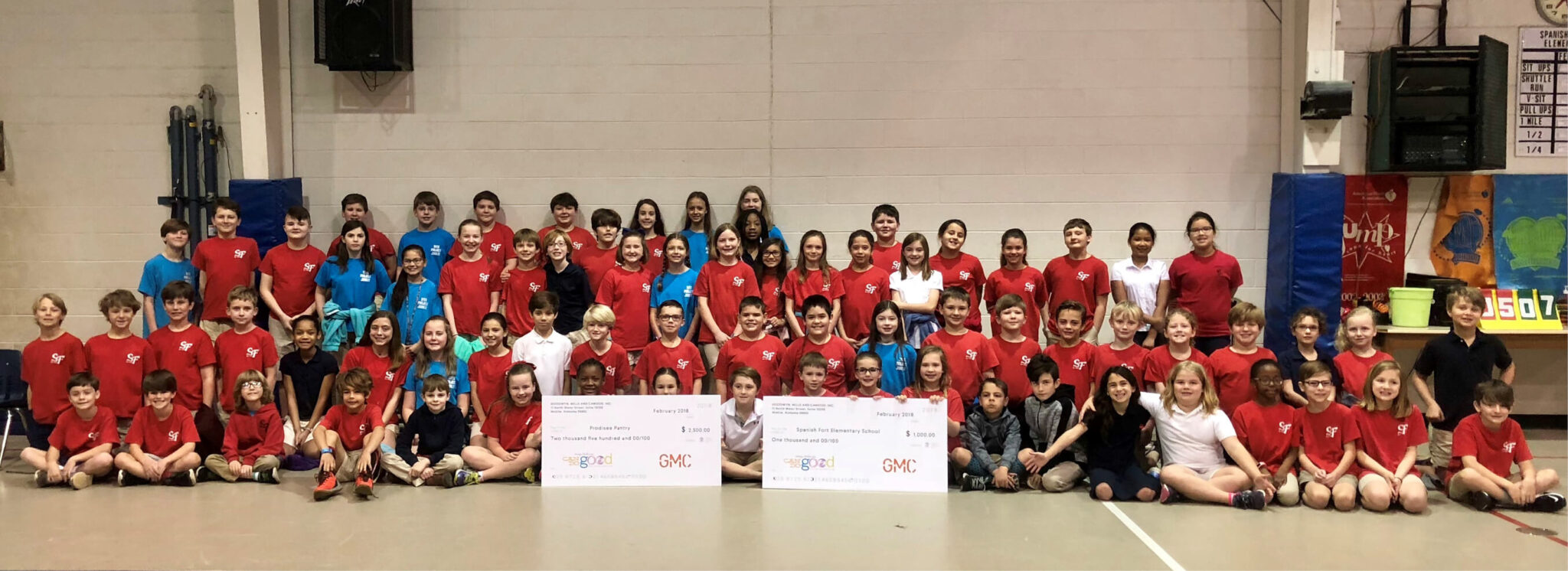 GMC presents check to Can Do Good winners at Spanish Fort Elementary