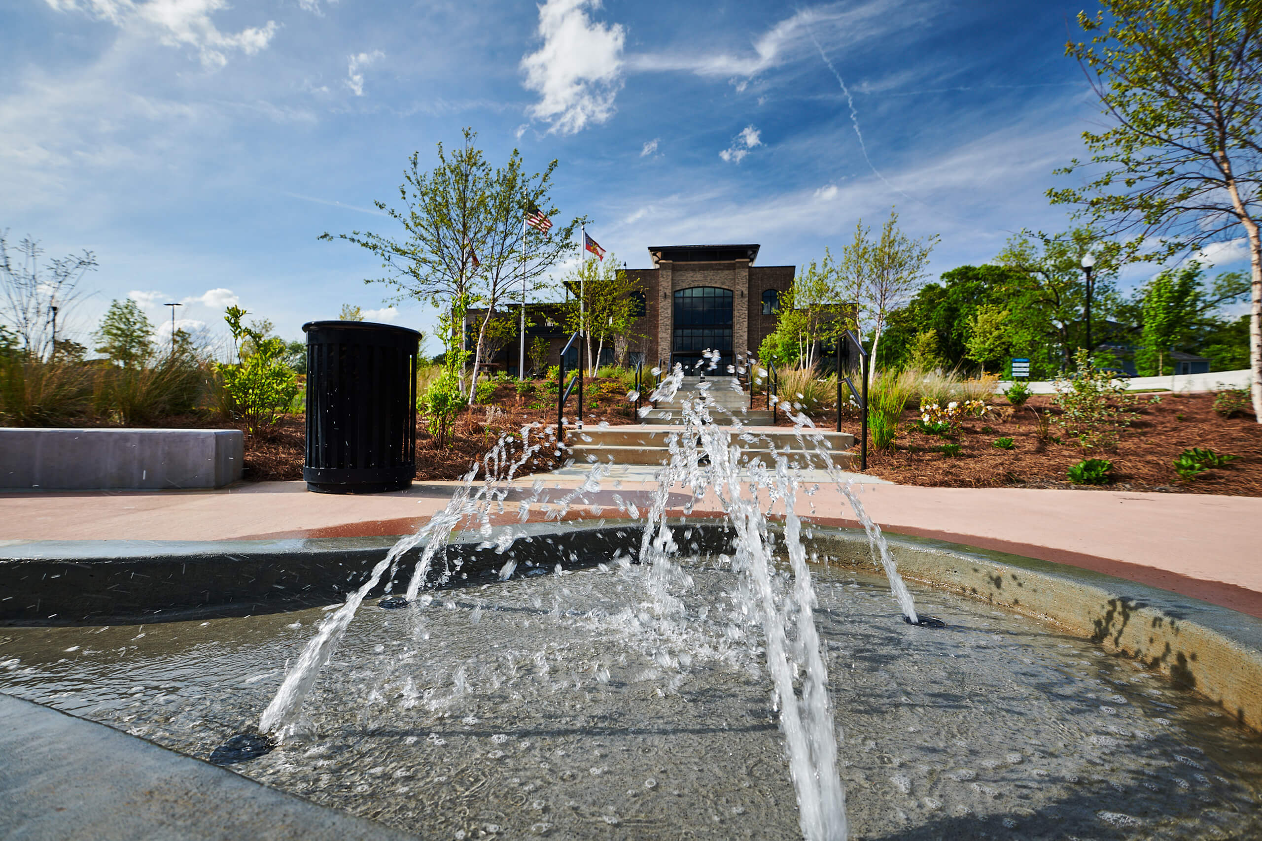 Fayetteville City Hall and City Center Park GMC Network