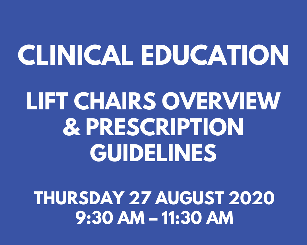 August inar Lift Chairs Range Overview & Prescription Guidelines