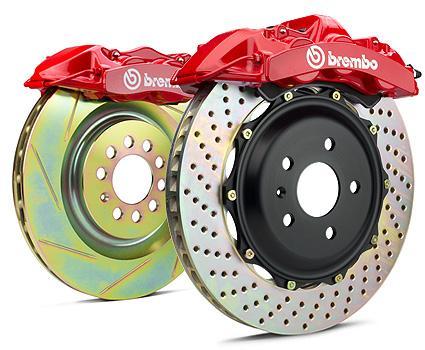 GMP Performance - Audi A4 Rear (B7)/ S4 (B6/B7) Brembo 4-piston 345x28