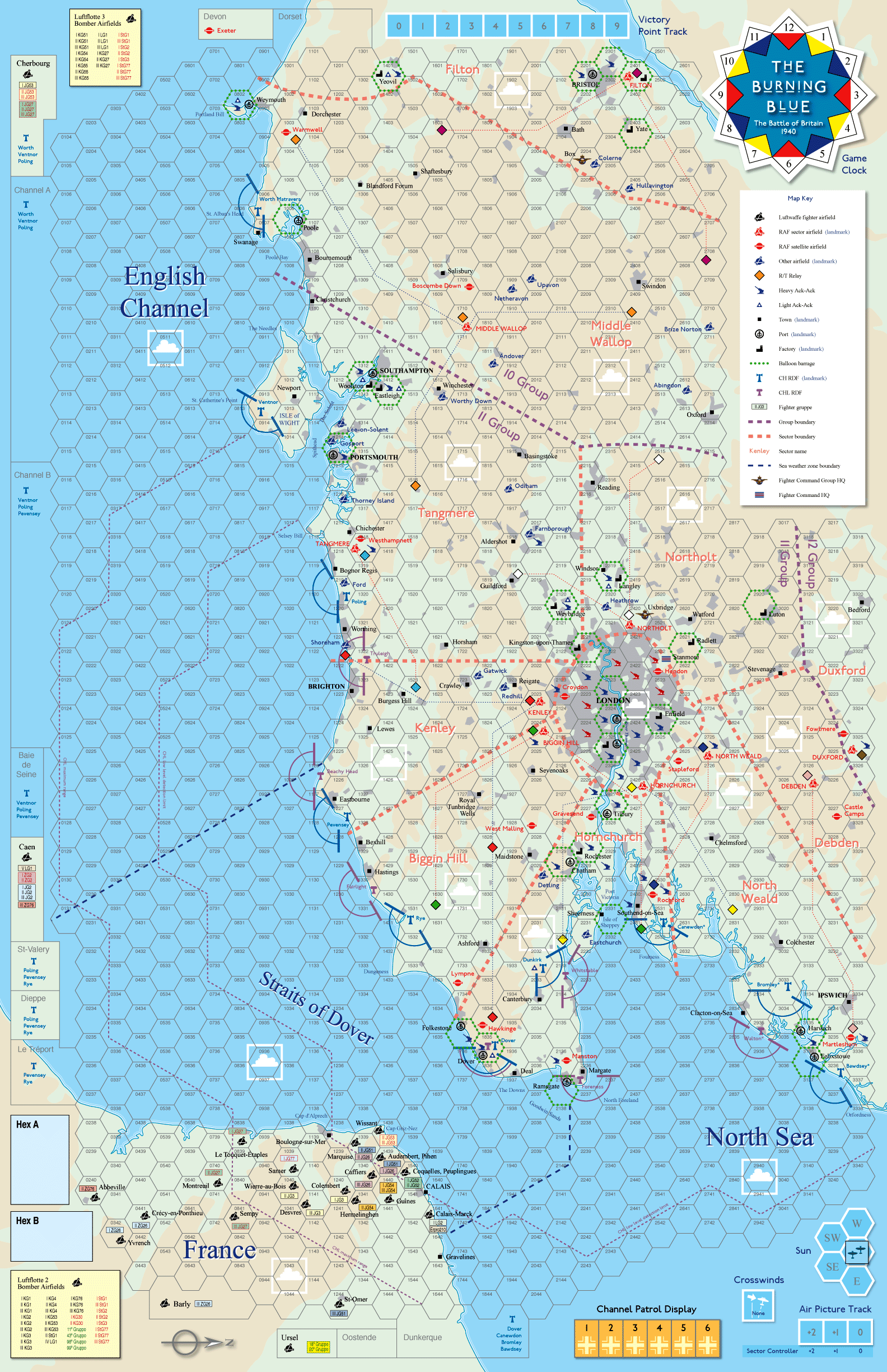 GMT GAMES The Burning Blue SneakPeek