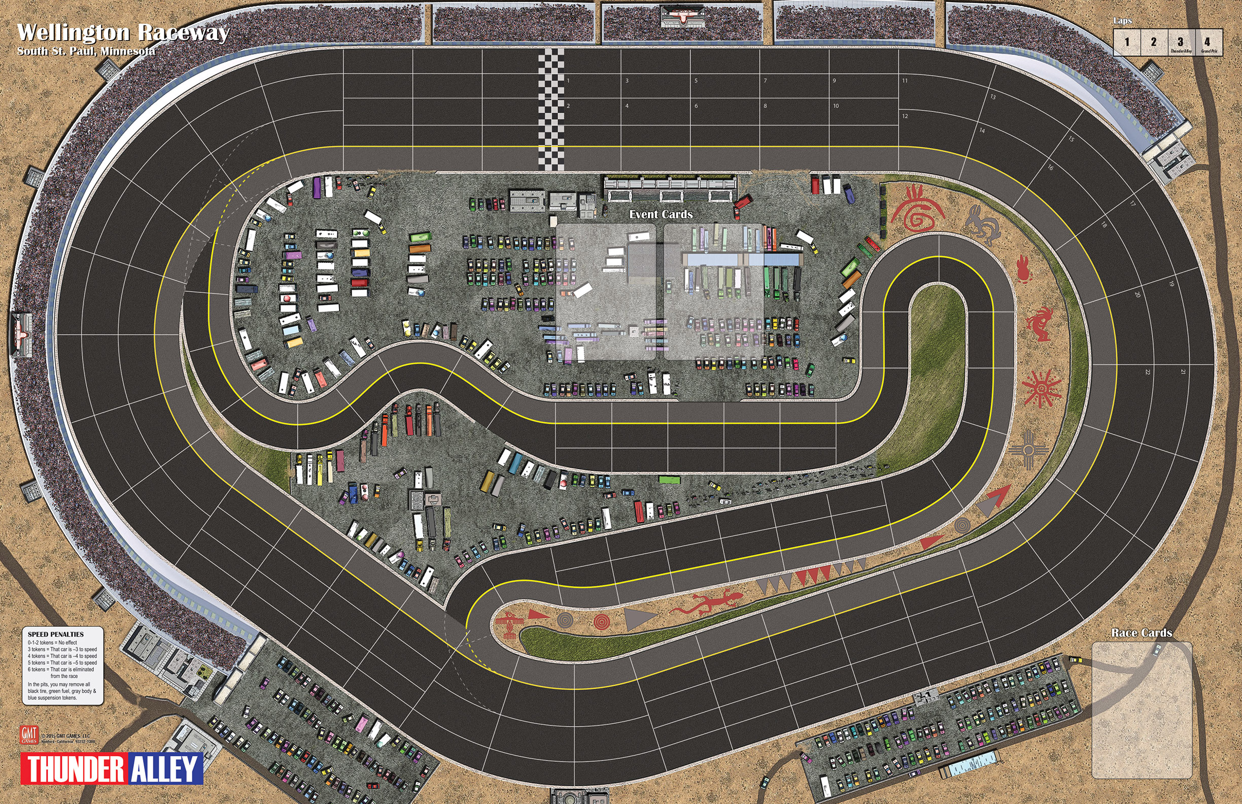 GMT Games Thunder Alley New Track Pack