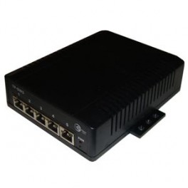 5-Port Gigabit Multi-Function Switch, 56V INPUT, (POE+, 48V and 24V OUTPUT)