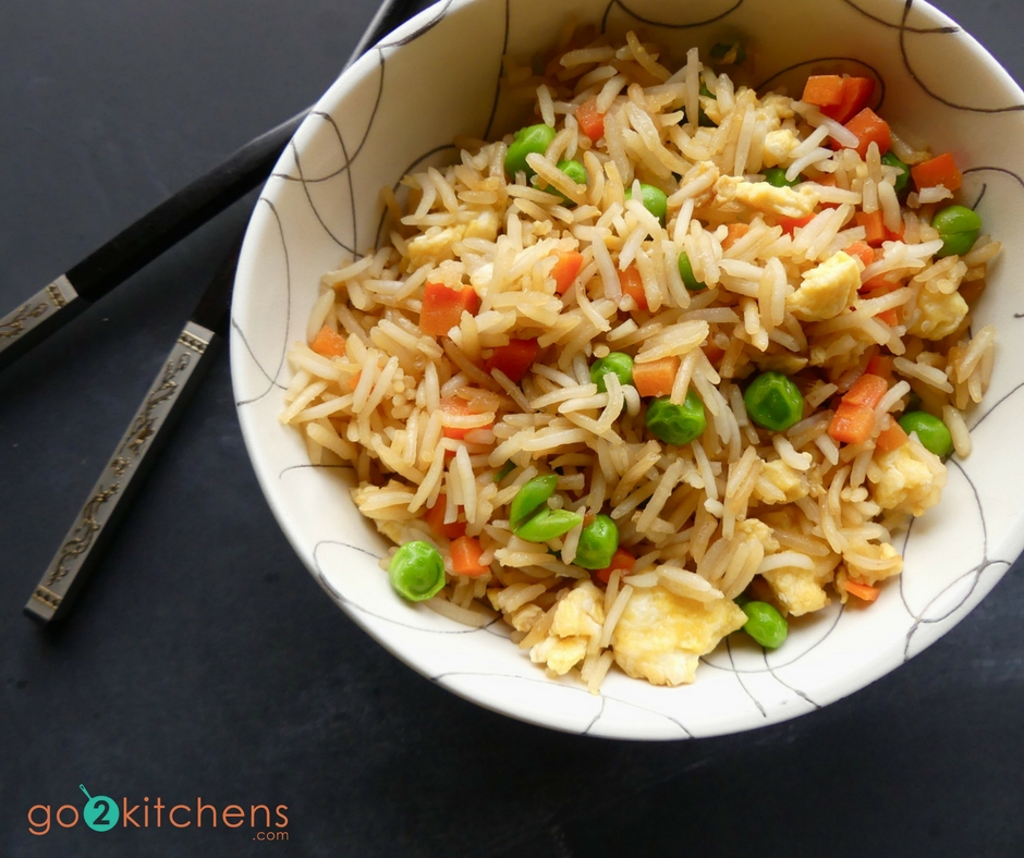 Easy Healthy Fried Rice Recipe go2kitchens