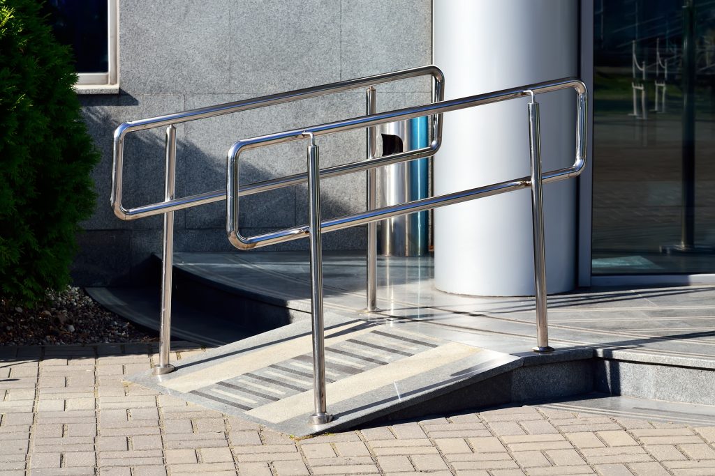 Wheelchair ramps that fit over stairs Go Access Ltd