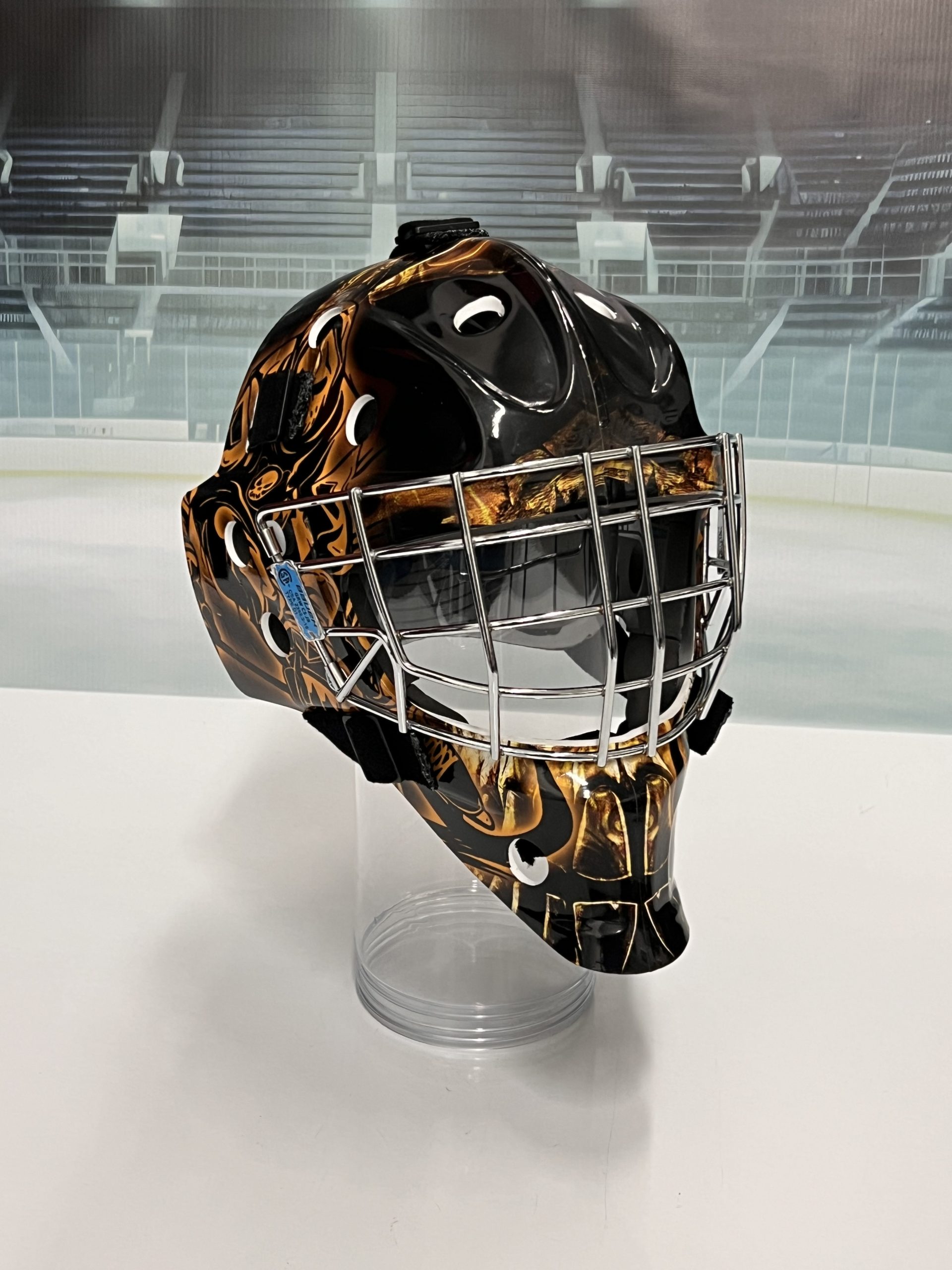 Goalie Helmet Wrap Clampitt Goalie Wraps
