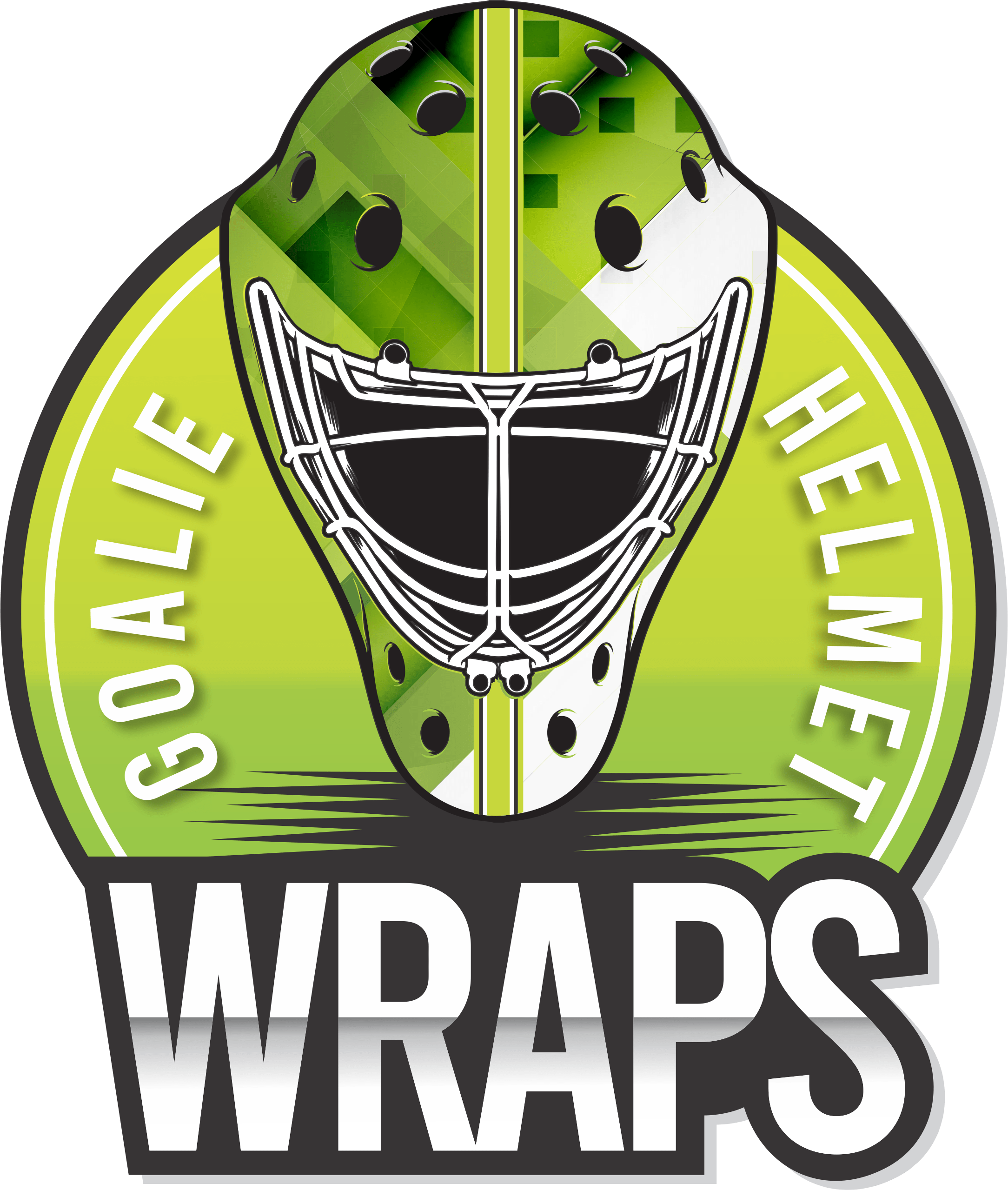 Goalie Helmet Wraps Goaltender Vinyl Printed Helmet Wrap