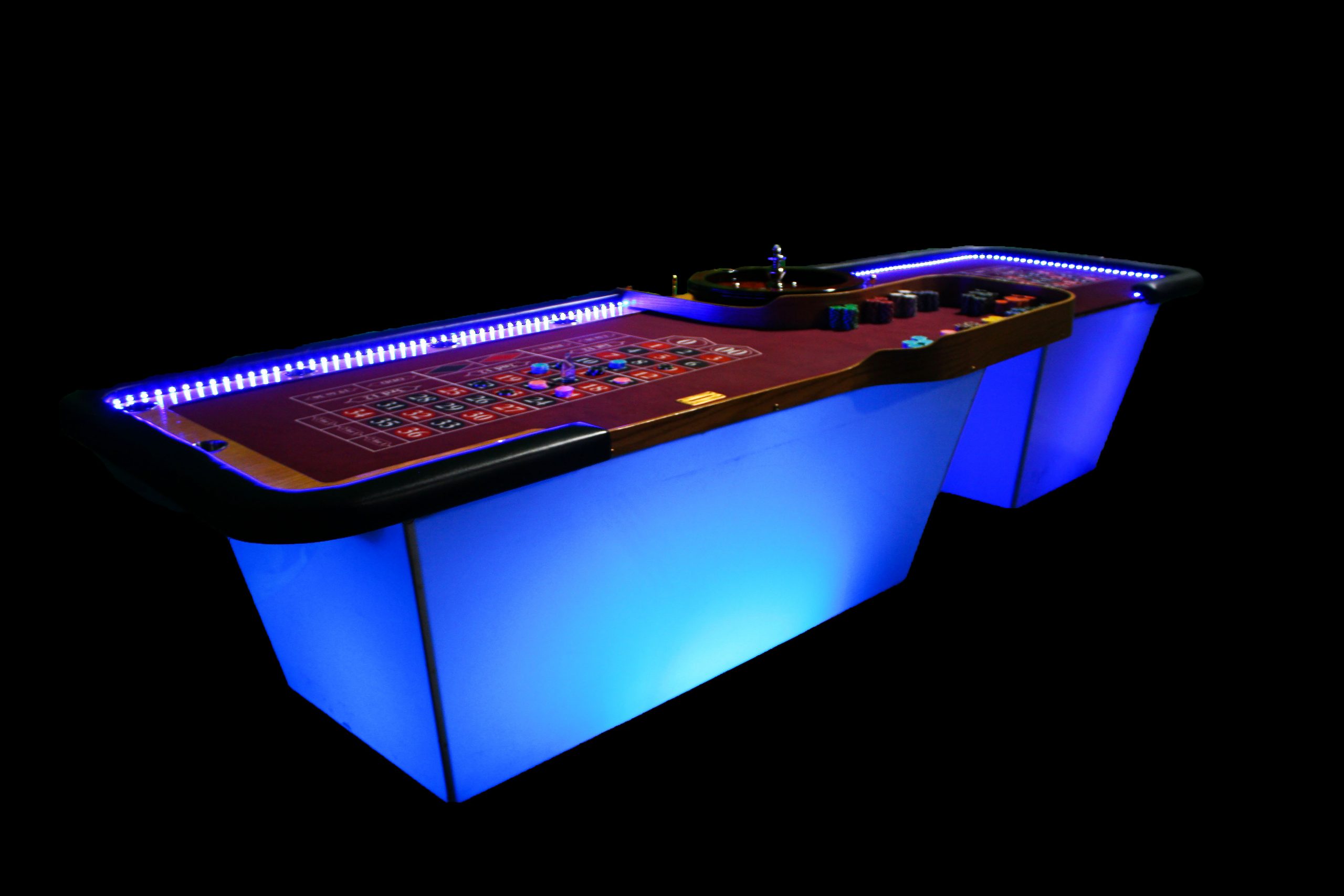 Double Roulette Table (Lighted) All Night Long Entertainment