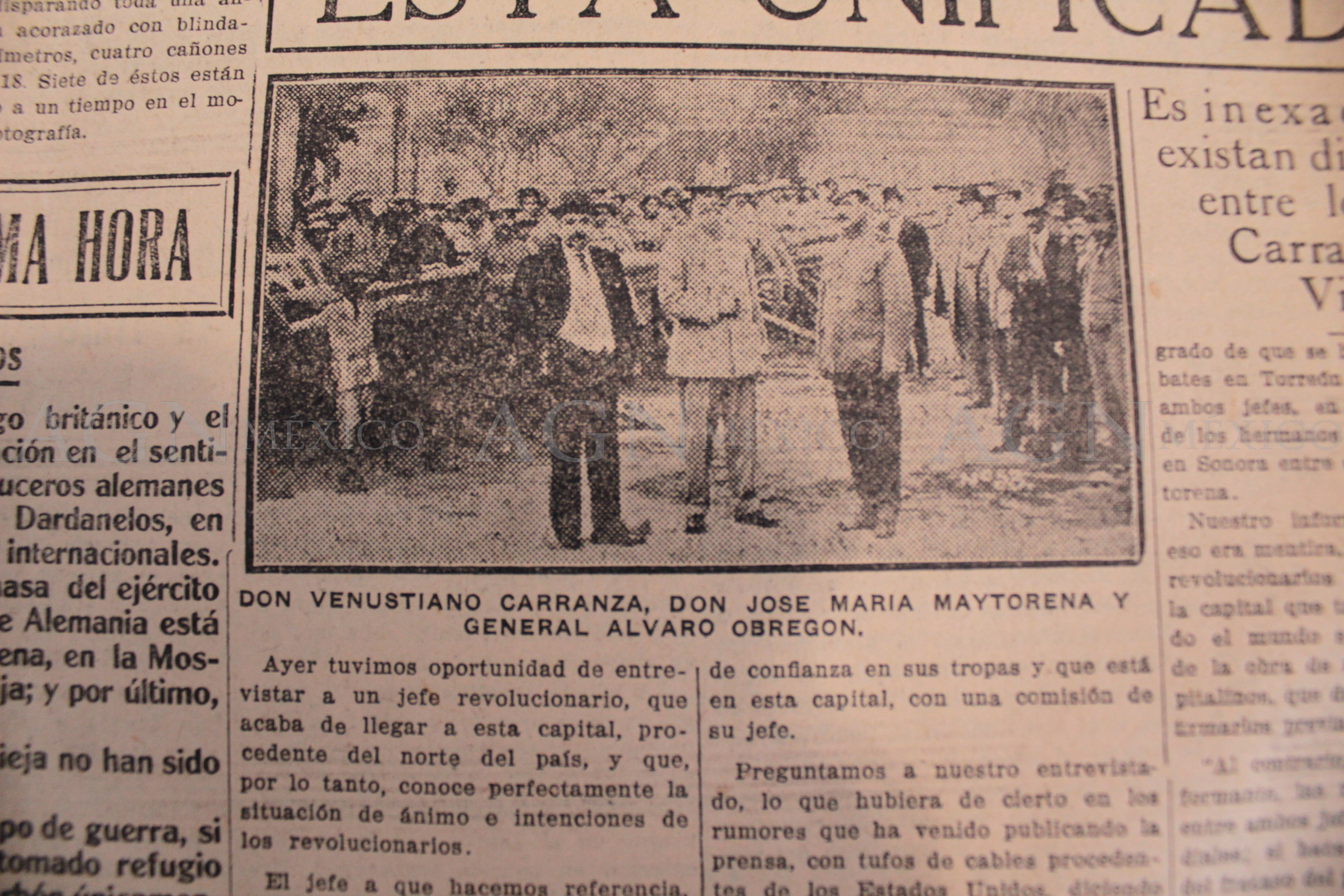 AGNRecuerda los Tratados de Teoloyucan Archivo General de la Nación