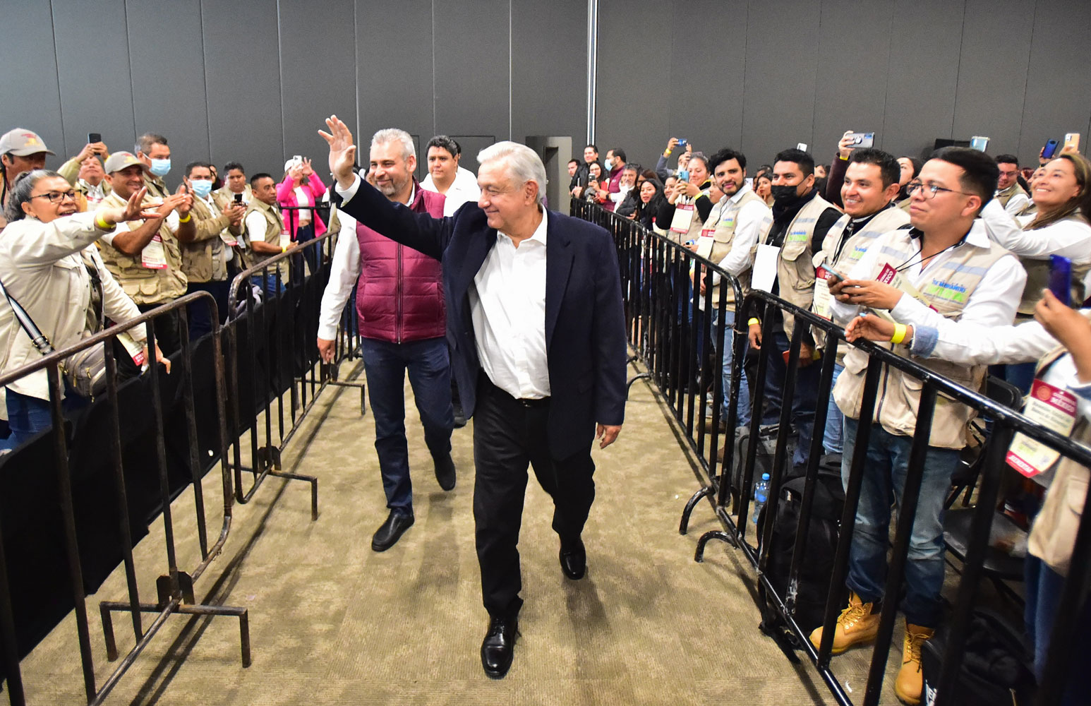 Reunión estatal del Banco del Bienestar en Morelia, Michoacán
