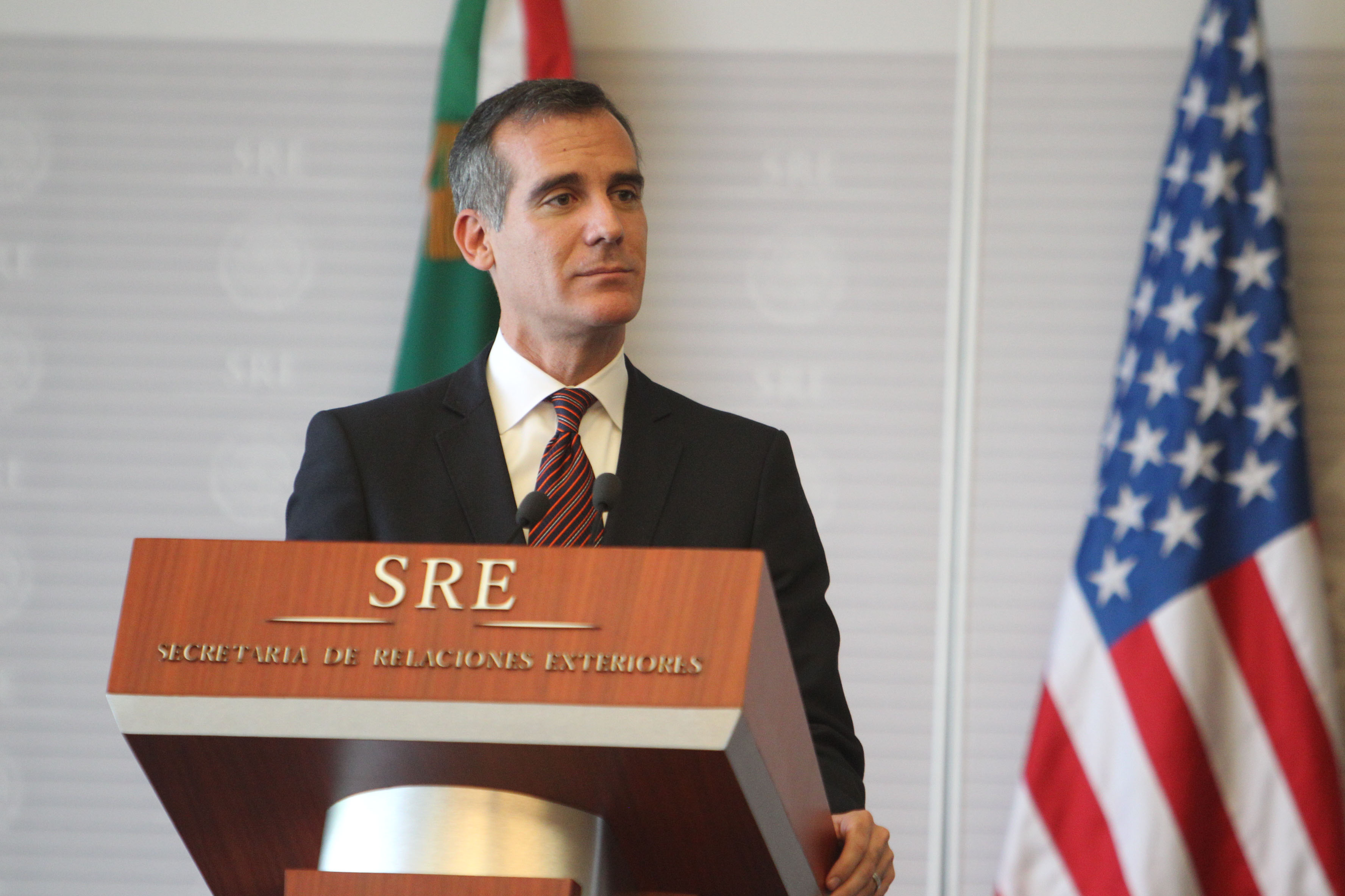 Visita del Alcalde de Los Ángeles, California Secretaría de